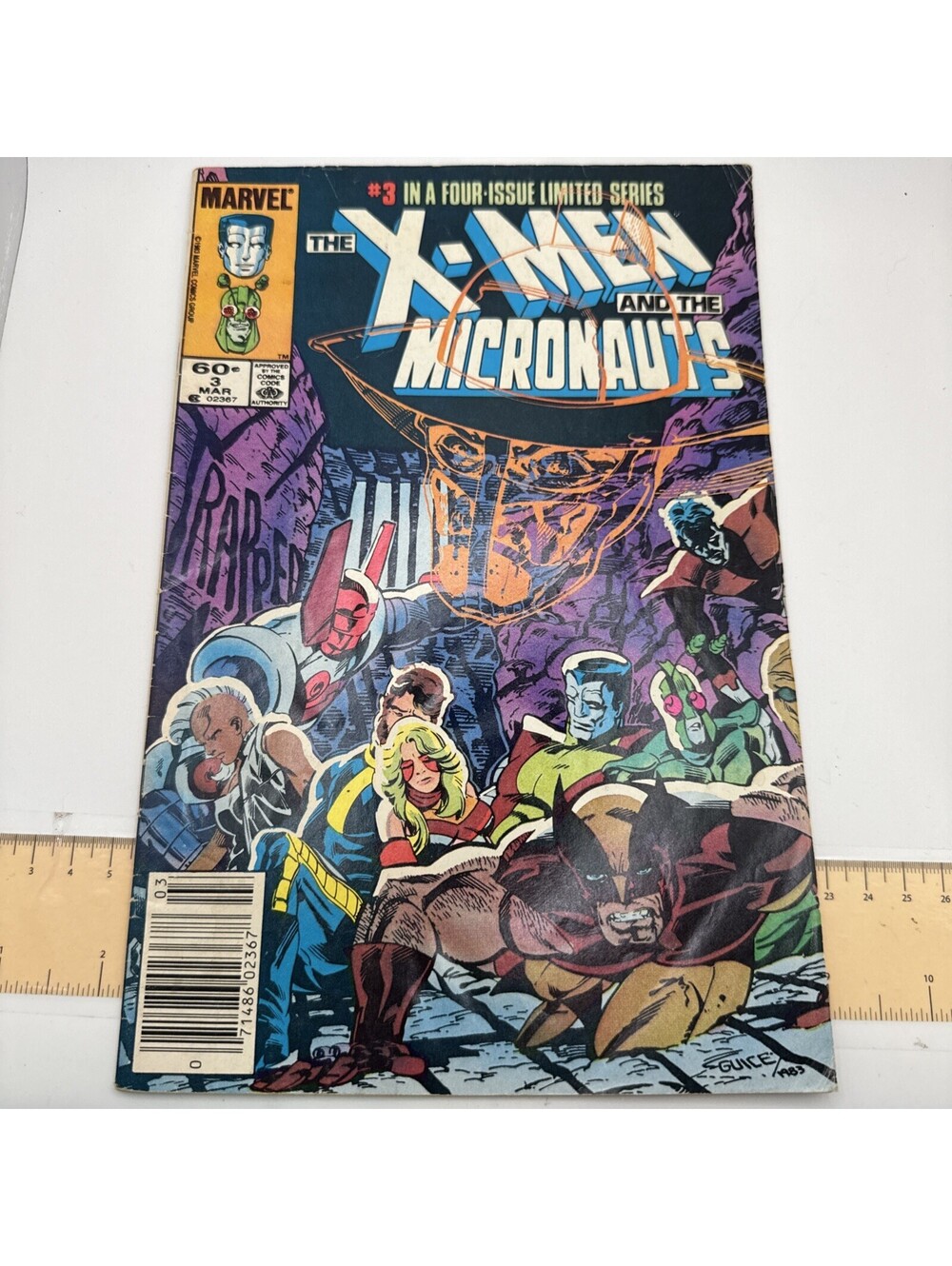 The X-Men & The Micronauts #3 (1984, Marvel Comics)